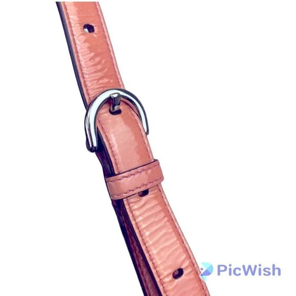 Coach Kristin Patent Leather Hobo Handbag Rose w/Silver-Tone Hardware - Picture 8 of 10